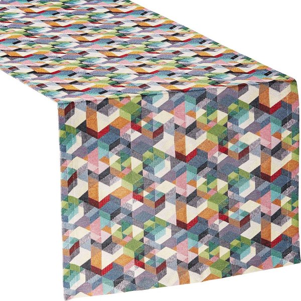 Sander Tischläufer "Cubes" Tischwäsche Größe:Tischläufer "Cubes" · 40x100 cm